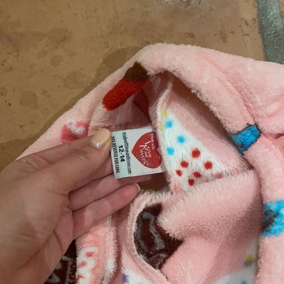 Kids candy furry pj pants - Picture 2 of 2